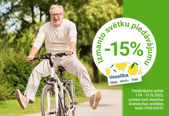 Īpašais piedāvājums no AIWA Clinic karte VESELĪBA 3 gadu jubilejā